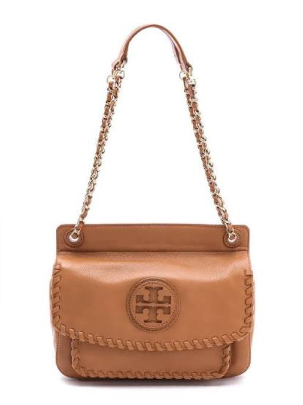 Tory Burch Marion Small Chain Strap Leather Bag Leather Shoulder Bag